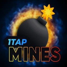 Official Casino Games logo: 1Tap Mines by Turbo Games at Honeybetz Casino