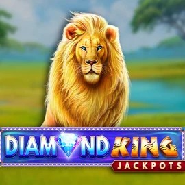 Jackpots logo of Diamond King Jackpots from SpinPlay Games at Honeybetz Casino
