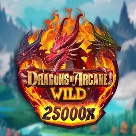 Dragons of Arcane Wild slot visual from Foxium available on honeybetzcasino.eu