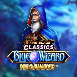 Try Fire Blaze Blue Wizard Megaways slot by Rarestone Gaming on honeybetzcasino.eu – logo image