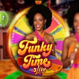 Official Live Casino logo: Funky Time by Evolution at Honeybetz Casino