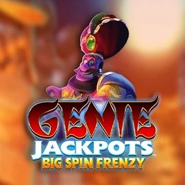 Genie Jackpots: Big Spin Frenzy online game logo by Blueprint Gaming on honeybetzcasino.eu